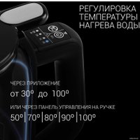 Электрический чайник Polaris PWK 1720CGLD Wi-Fi IQ Home (белый)