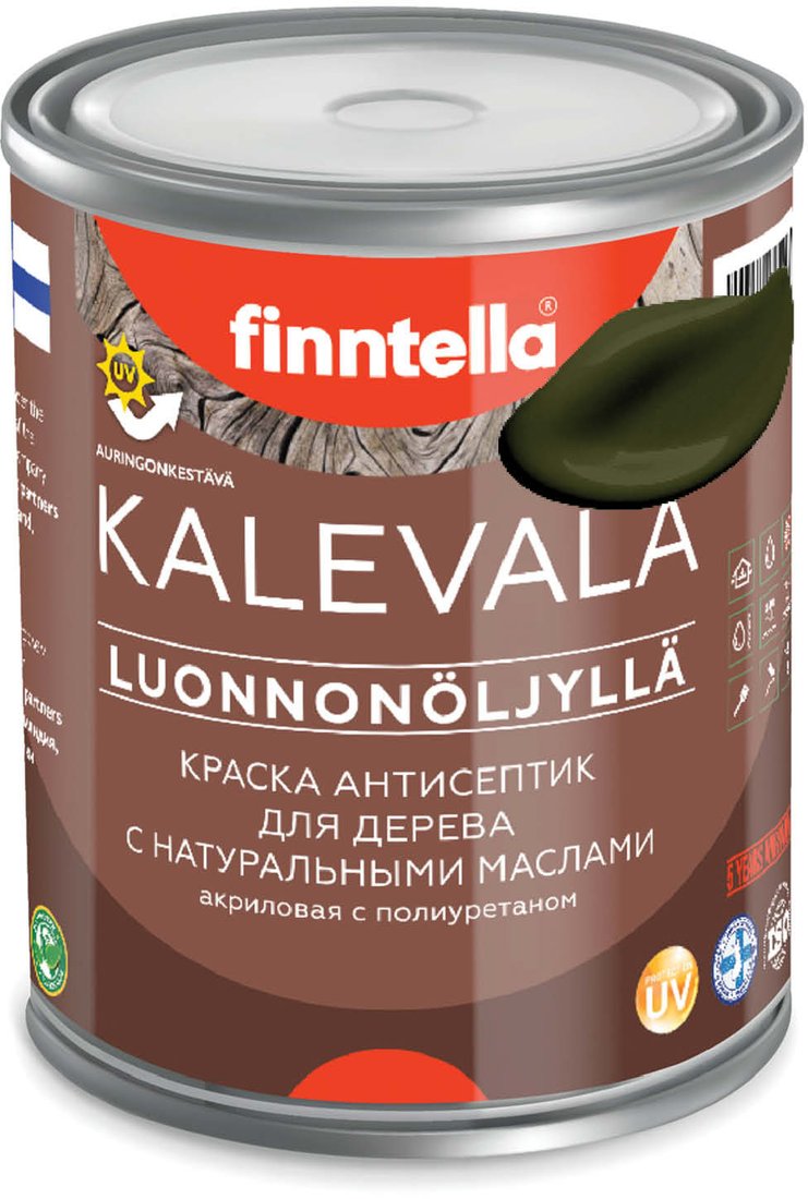 

Краска Finntella Kalevala Kombu F-13-1-1-FL020 0.9 л (зеленый/коричневый)
