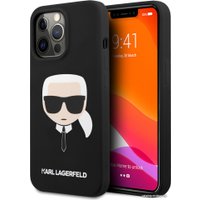 Чехол для телефона CG Mobile Lagerfeld для iPhone 13 Pro KLHMP13LSLKHBK