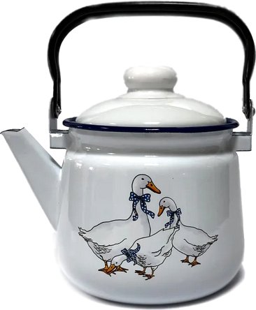 

Чайник без свистка Эмаль Гуси 01-2711н/4М