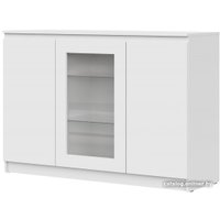 Комод НК-Мебель Stern Т-14 с витриной 72678286 (белый)