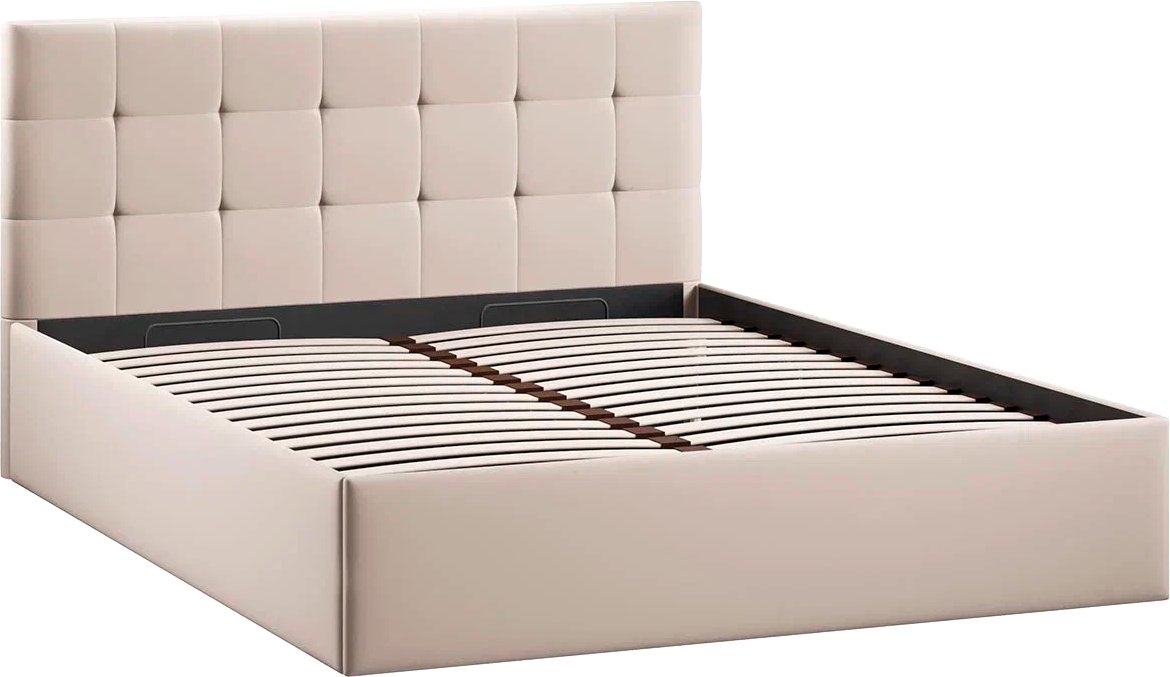 

Кровать Трия Джоли Универсальная с ПМ Тип 1 и заглушиной 160x200 (велюр Confetti Cream)