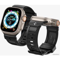 Ремешок Spigen Rugged Ultra Band для Apple Watch (49/45/44/42 мм) (черный)