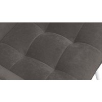 Стул Трия Шато конус Т2 (белый муар/велюр серо-коричневый)