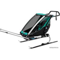 Детский велоприцеп Thule Chariot Lite (Blue Grass/Black)
