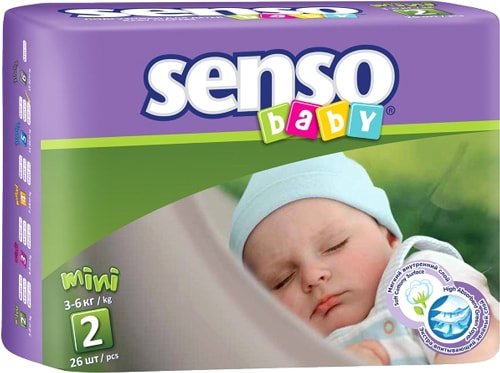 

Подгузники Senso Baby Mini 2 (26 шт)