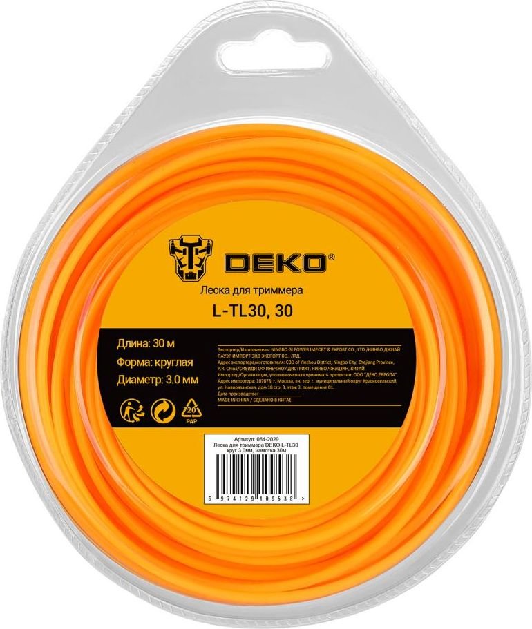 

Леска для триммера Deko L-TL30 084-2029
