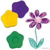 Восковые мелки Djeco В форме цветка для малышей 09005 (12 шт)