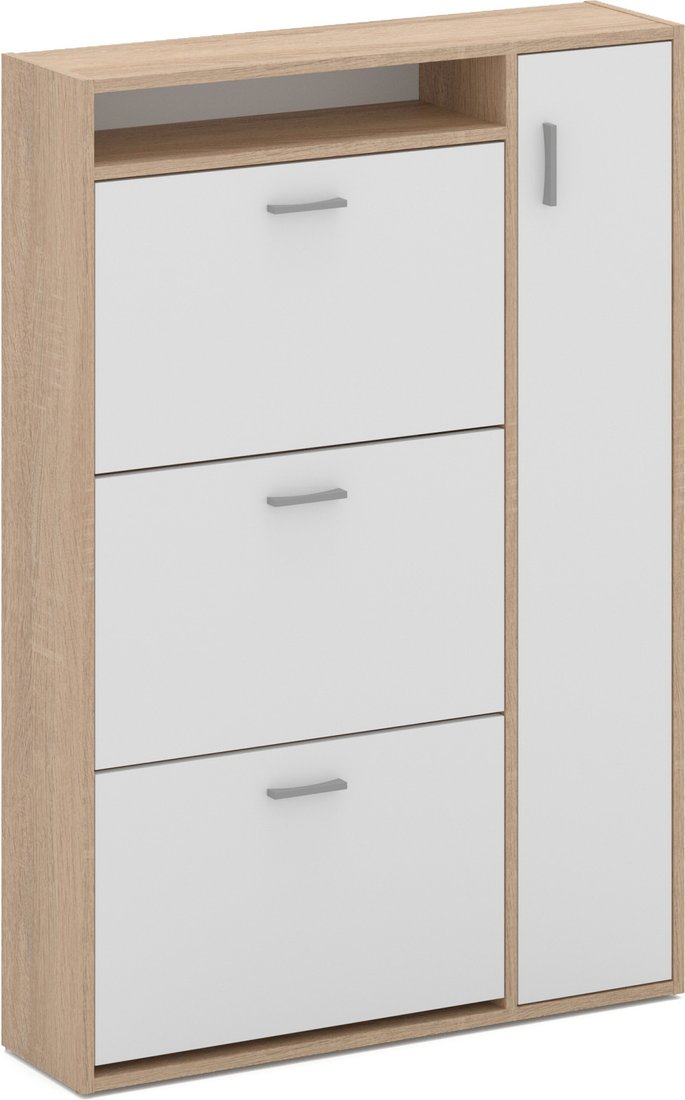 

Тумба для обуви Империал Толедо-2 (дуб сонома/белый)