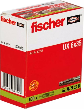 Fischer UX 6 x 35 62754 (100 шт)