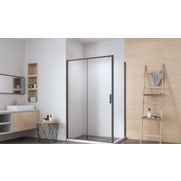 Душевая стенка Aquanet Pleasure Evo 100 AE65-F100-BT (черный анодированный)