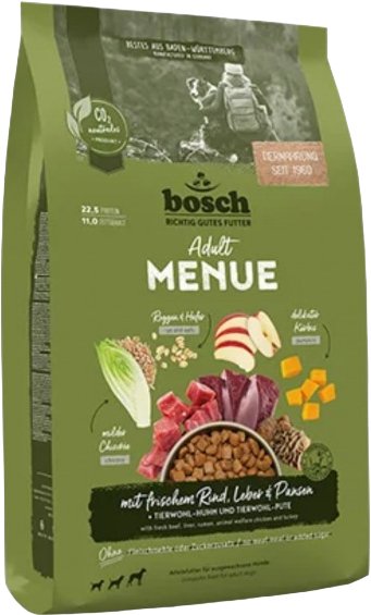 

Сухой корм для собак Bosch HPC Menue Adult говядина с рожью и овсом 5414024 (2.4 кг)