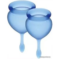 Менструальная чаша Satisfyer Feel Good (синий) в Орше