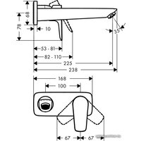 Смеситель Hansgrohe Talis E 71734700 (белый матовый)