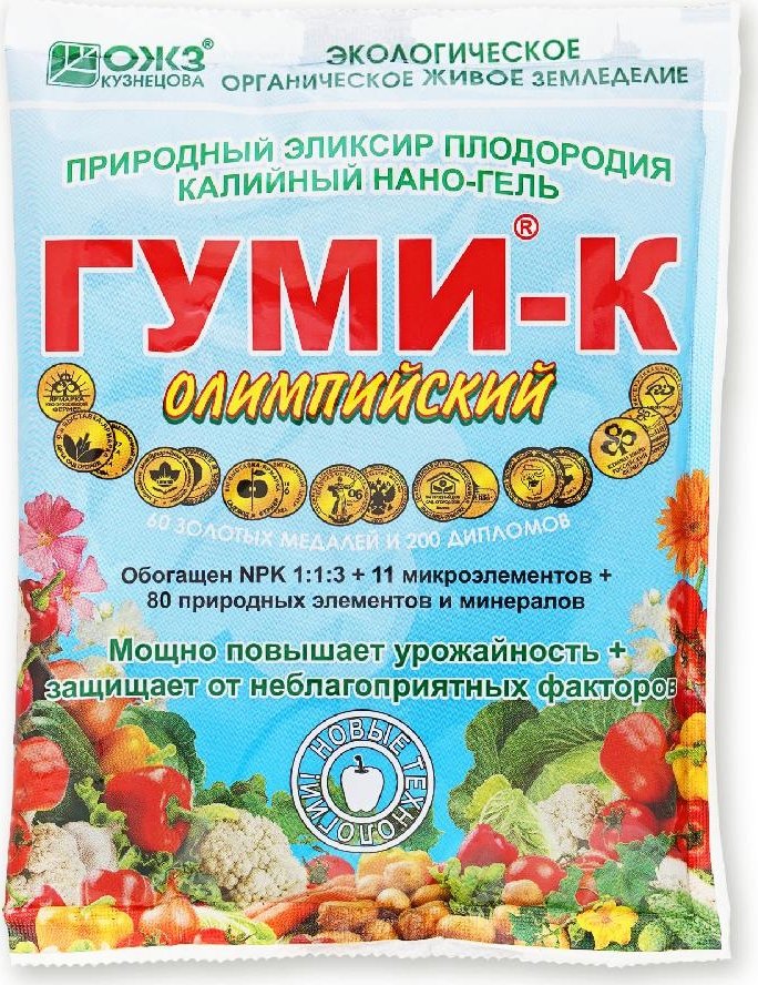 

Удобрение ОЖЗ Кузнецова Гуми-к олимпийский (нано-гель, 300 г)