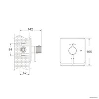 Гигиенический душ Rose R105С