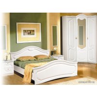 Кровать Неман мебель Орхидея 200х160 Белый полуглянец (СП-002-12)