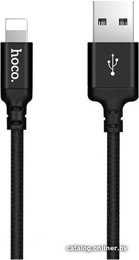 Кабель Hoco X14 Lightning (1 м, черный)