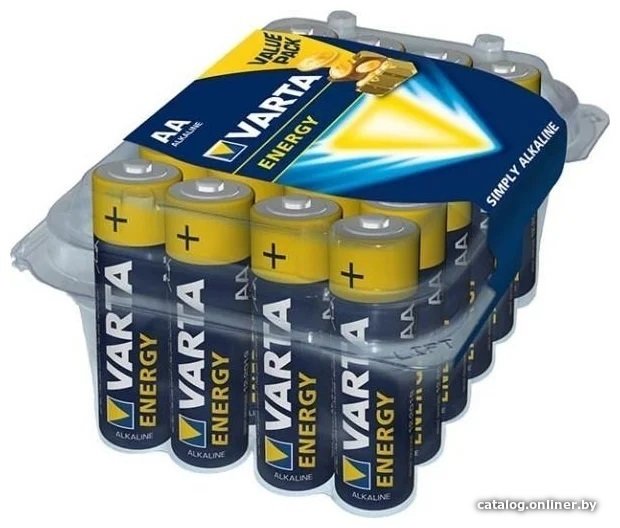 Батарейка Varta Energy LR6 AA Alkaline 4106 229 224 24 шт