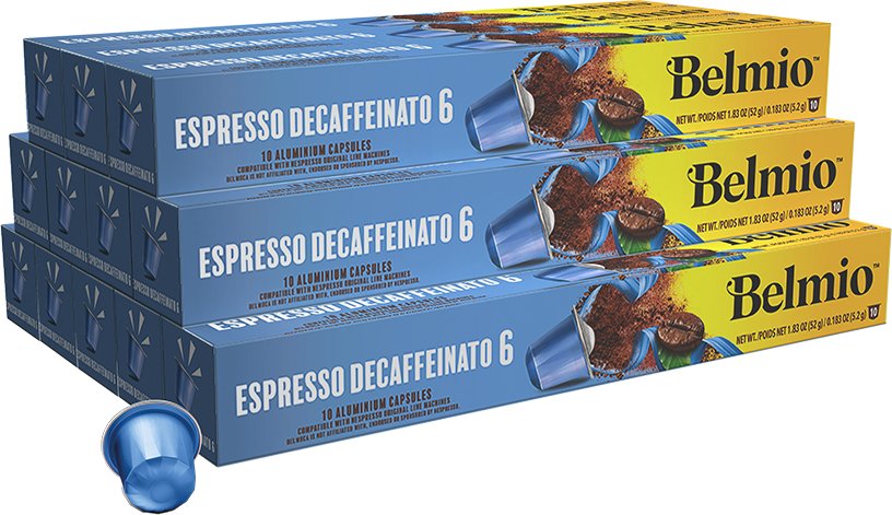 

Кофе в капсулах Belmio Espresso Decaffeinato 120 шт