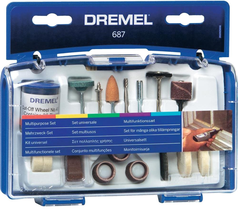 

Набор оснастки Dremel 687 52 предмета [26150687JA]