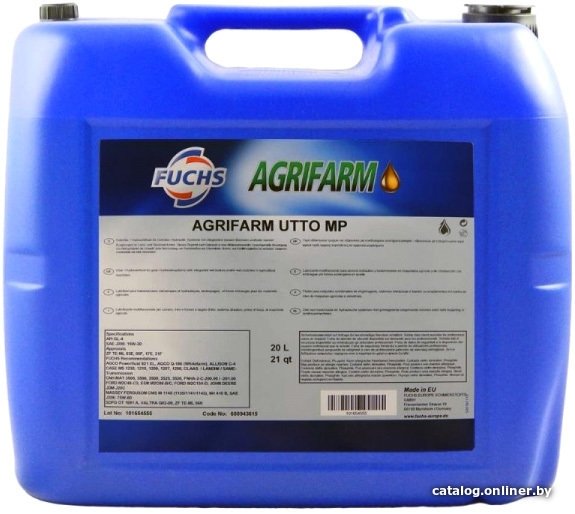 Моторное масло Fuchs Agrifarm UTTO MP 20л