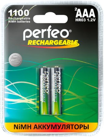 Аккумулятор Perfeo PF AAA1100/2BL PL