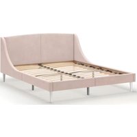 Кровать MONOFIX Лотти 160x200 (микровелюр/бежевый)
