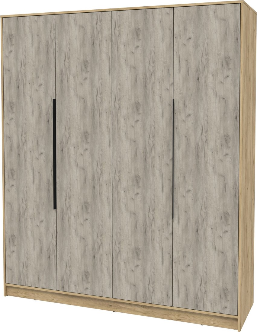 

Шкаф распашной Интерлиния Концепт КТ-Ш4 (дуб серый/дуб золотой)