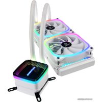 Жидкостное охлаждение для процессора Enermax Aquafusion 240 (белый) ELC-AQF240-SQA-W