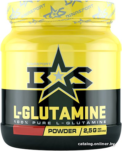 L-глютамин Binasport L-Glutamine (500г, натуральный вкус)