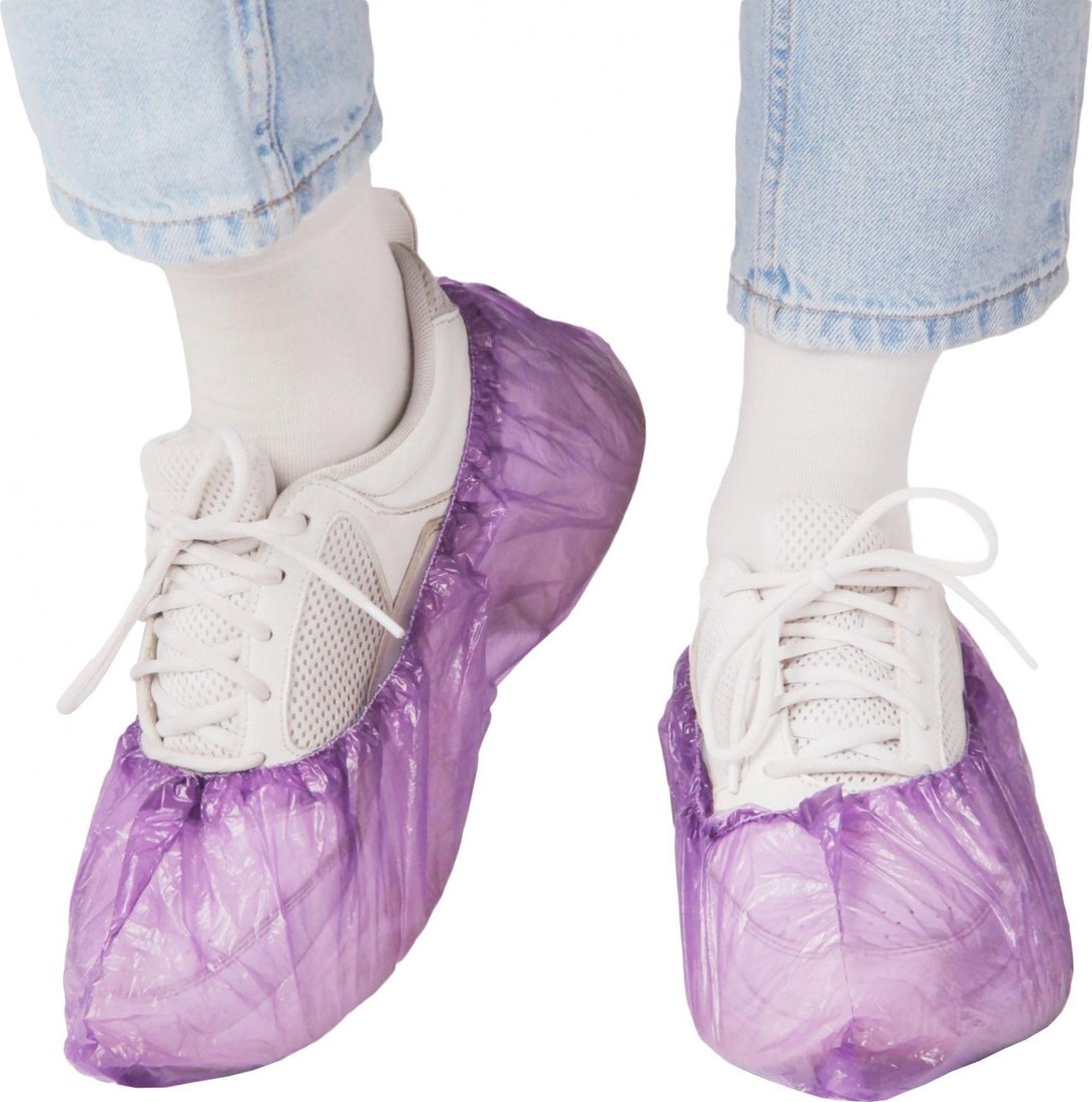 

Бахилы EleGreen Стандарт Плюс (100 шт, фиолетовый)