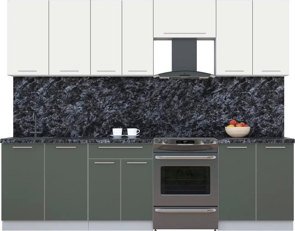 

Кухонный модуль Интерлиния Мила Пластик 2.7 А (зефирный/шторм/кастилло темный)