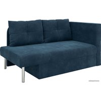 Тахта Мебель-АРС Алиса (велюр, темно-синий luna 034)