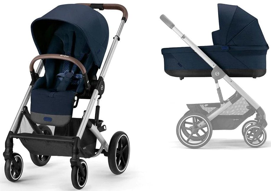 

Универсальная коляска Cybex New Balios S Lux (2 в 1, ocean blue)