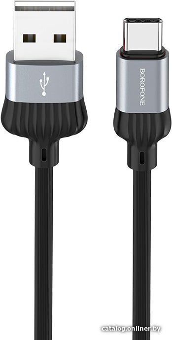 Кабель Borofone BX28 Type-C 1 м (серый)