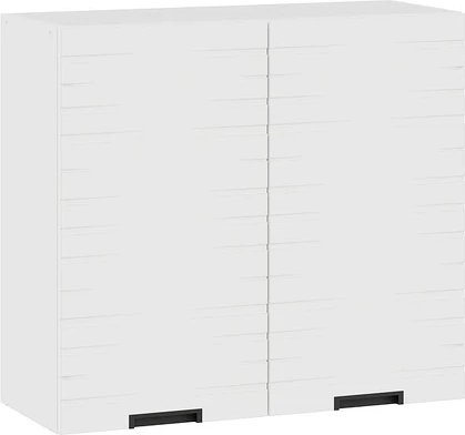 

Шкаф навесной Трия Гренада 1В8 (белый/холст белый)