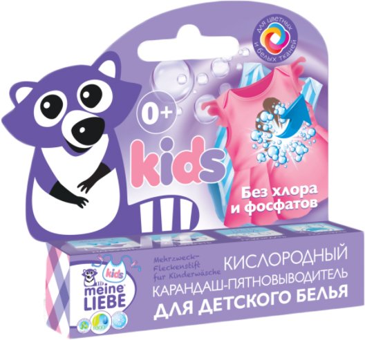 

Пятновыводитель Meine Liebe для детского белья. Кислородный карандаш. 35 гр