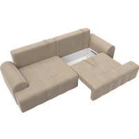 Диван Лига диванов Лига-080 131114 (велюр Seven 729 бежевый)