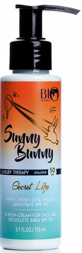 Крем солнцезащитный Bio World Солнцезащитный крем Sunny Bunny SPF 50 110 г