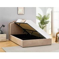 Кровать Signal Florencja Velvet Bluvel 40 160/200 (темно-бежевый)