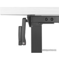 Стол для работы стоя ErgoSmart Manual Desk Compact 1380x800x18 мм (бетон Чикаго/черный)