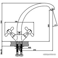 Смеситель Mixxus Premium Dominox 273 MXP0084