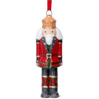 Елочная игрушка Gisela Graham Limited Nostalgia Щелкунчик в красном сюртуке 17332-1
