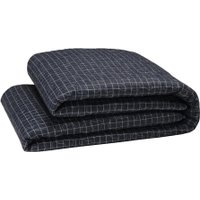 Покрывало GoodNight Quilt Check 420303 180x200 см (черный)