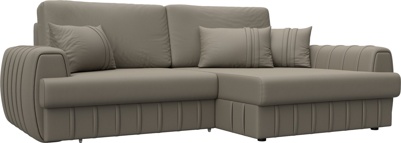 

Угловой диван Лига диванов Лига-057 НПБ правый 130032 (экокожа Grifon 04 бежевый)