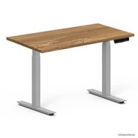 Стол для работы стоя Fit Focus одномоторный, серый, ДСП дуб канзас коричневый 9071665