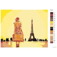 Картина по номерам SLAVINA Путешествие в Париж RO53 в Гомеле