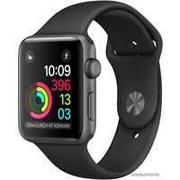 Умные часы Apple Watch Series 2 38mm Space Gray with Black Sport Band [MP0D2]