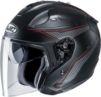HJC FG-JET Jike MC1SF (черный/красный)
